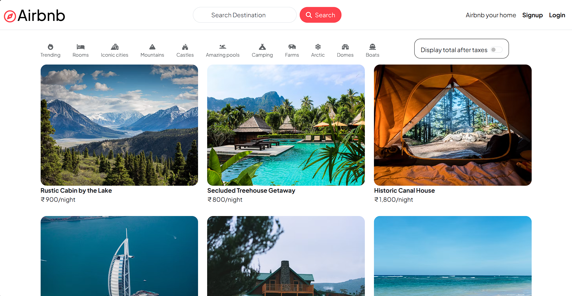 Airbnb Clone