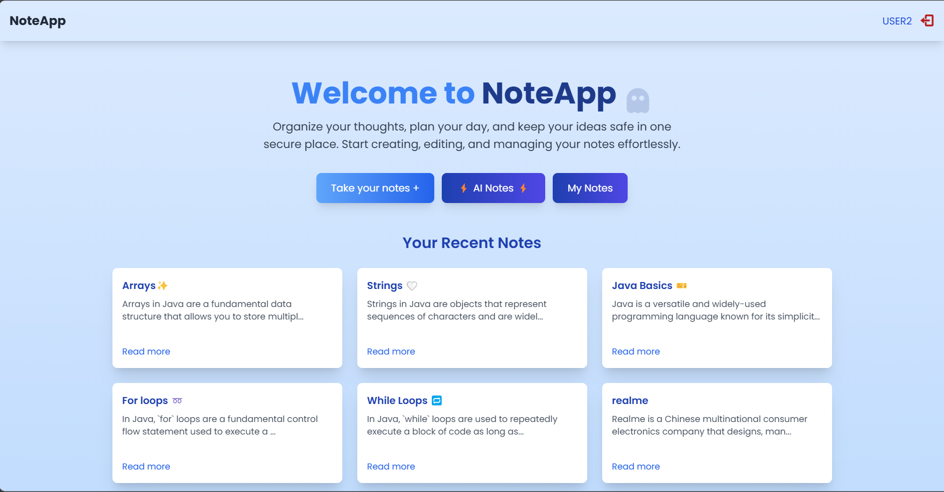 Notes + AI